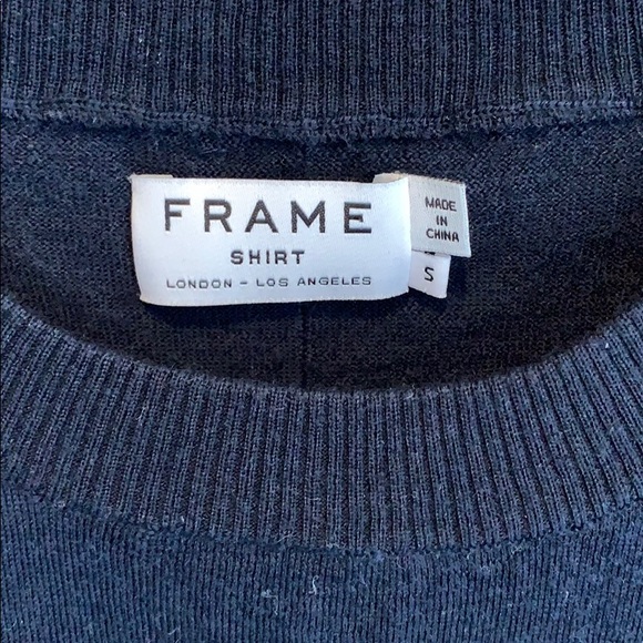 Knit navy Frame tank top - Picture 2 of 3